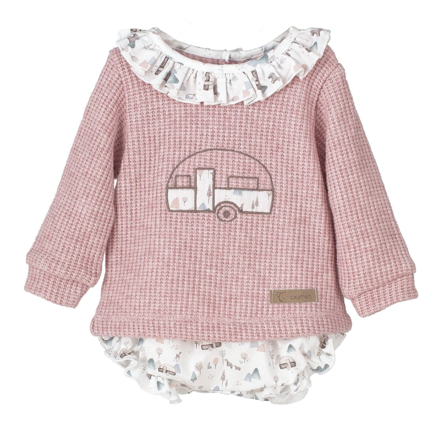 Olso baby girl bloomer set