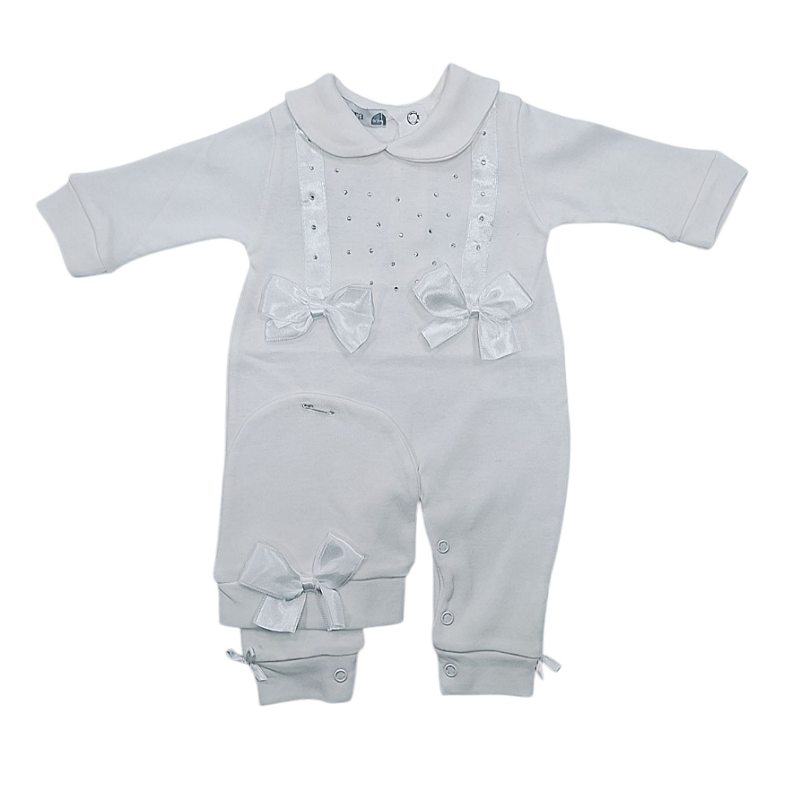 White Footless Onesie