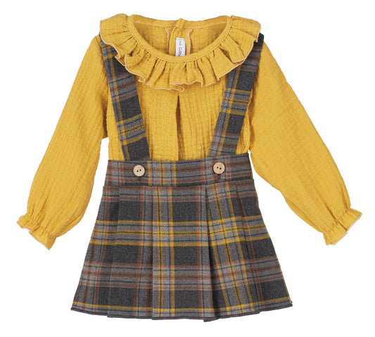 Hamburgo baby outfit with skirt