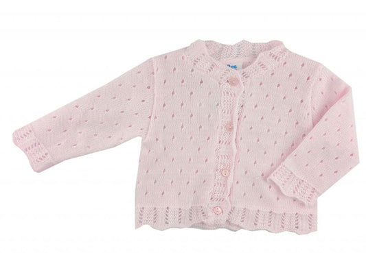 Pink cardigan