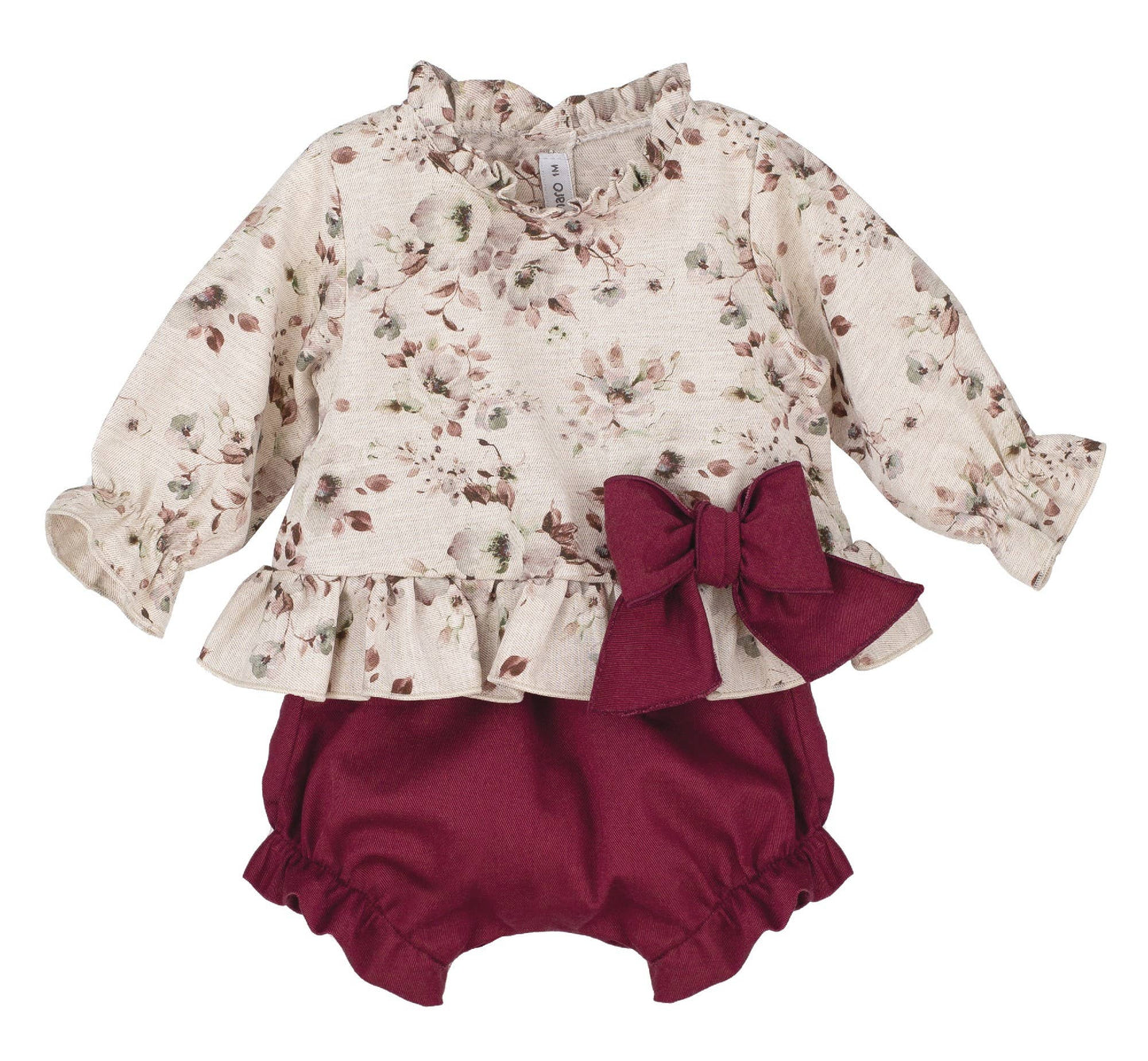 Mensa Excellentt baby girl bloomer set